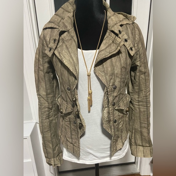 Diesel Jackets & Blazers - Diesel Olive Fitted Blazer